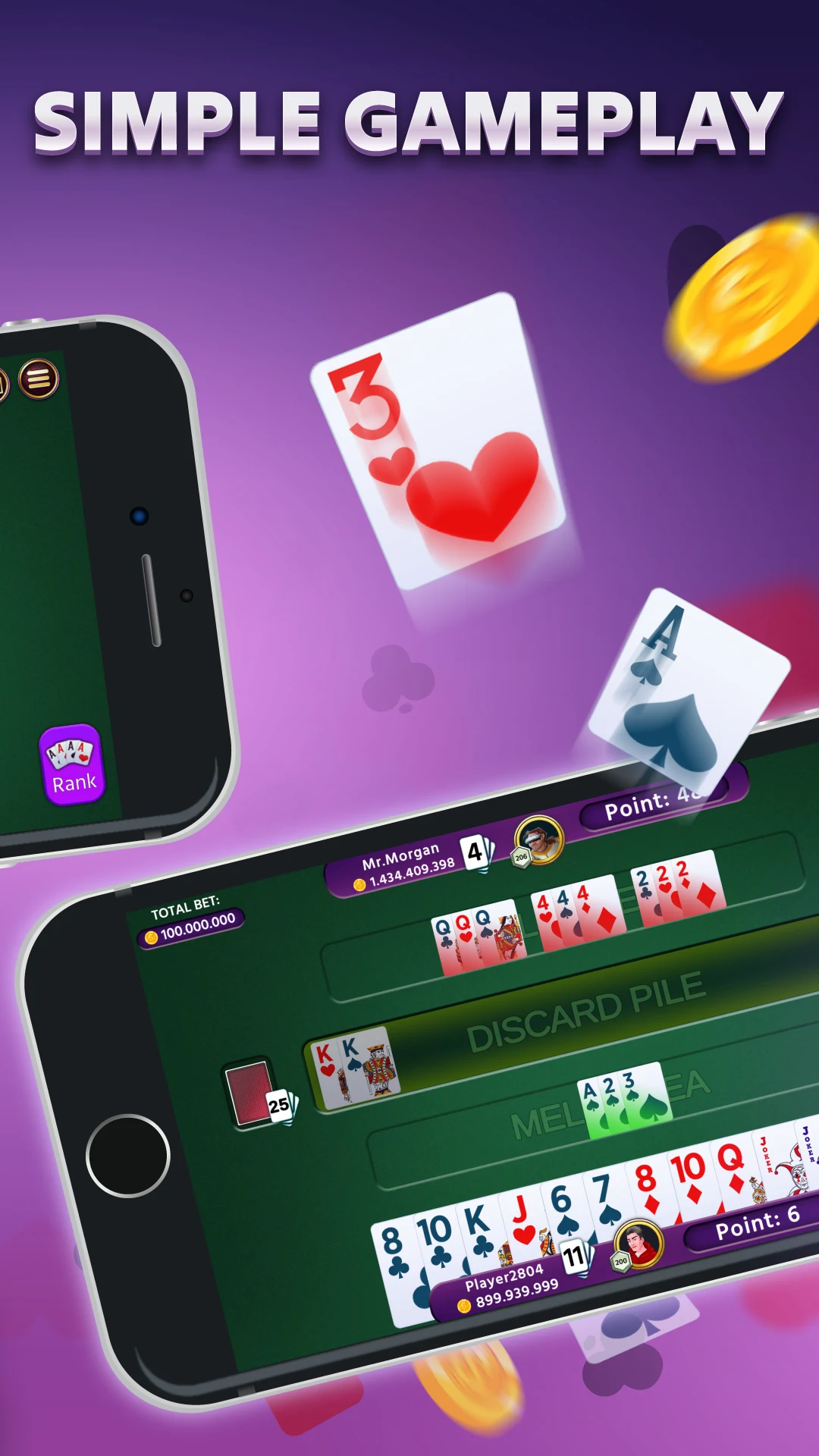 Rummy 500 - Offline Card Games screenshot